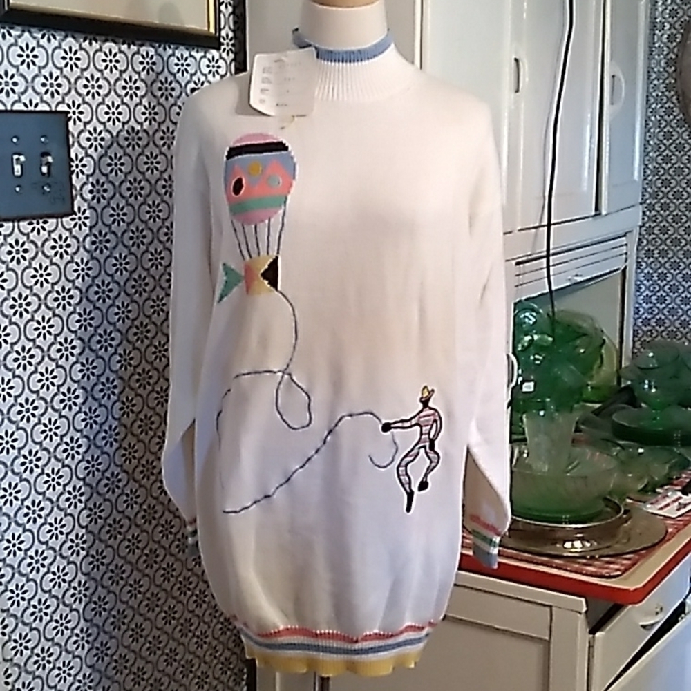 Vintage 1990s Y2K OUI sweater nwt